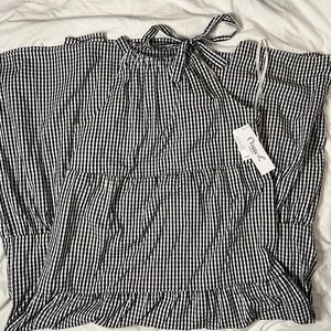 Brand new full length gingham dress